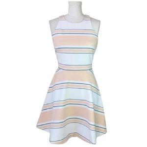 Elizabeth & James Magdalena Striped Cady Dress 4